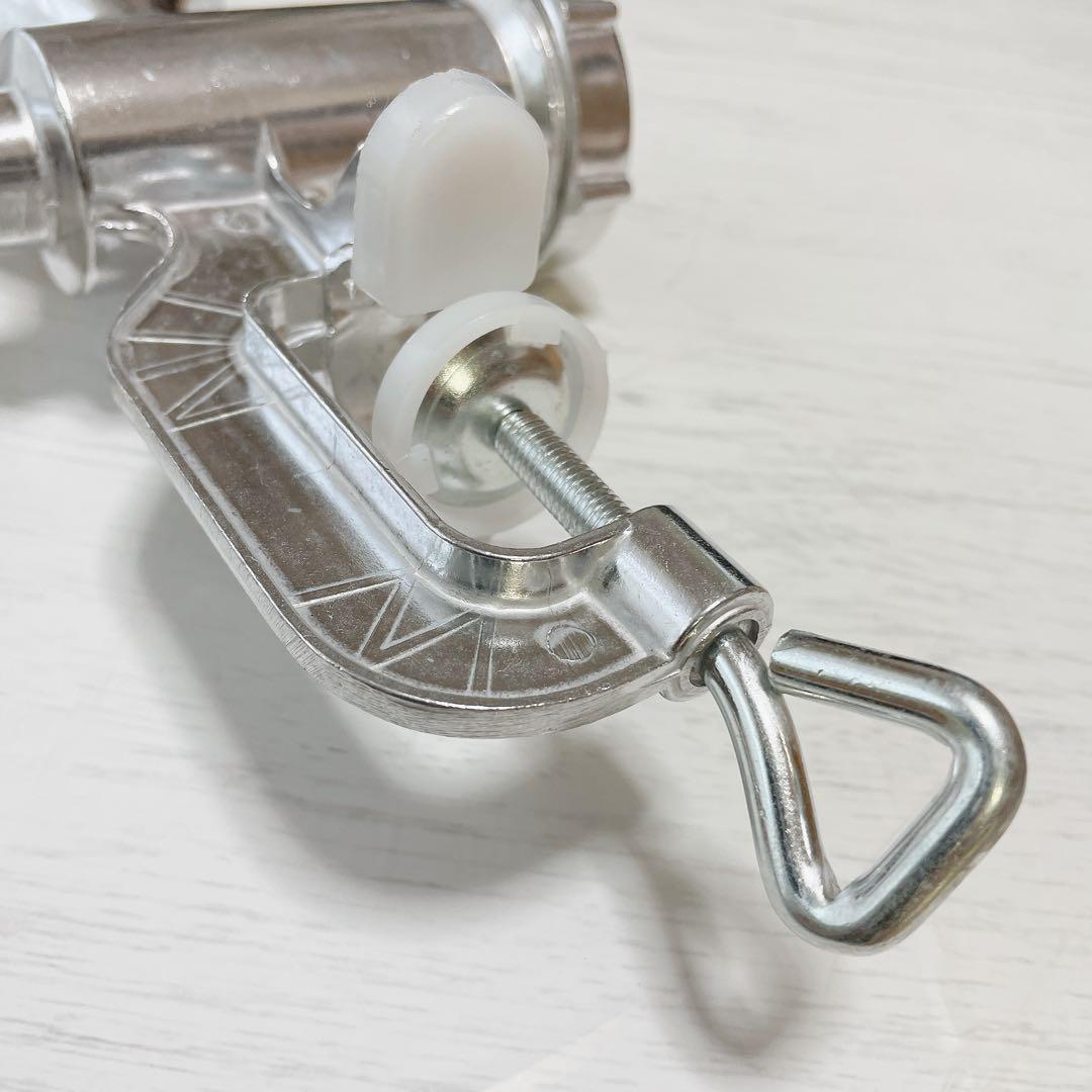 手動肉ミンサー スタッファーチューブ付き ステンレス鋼 肉グラインダー 肉挽き