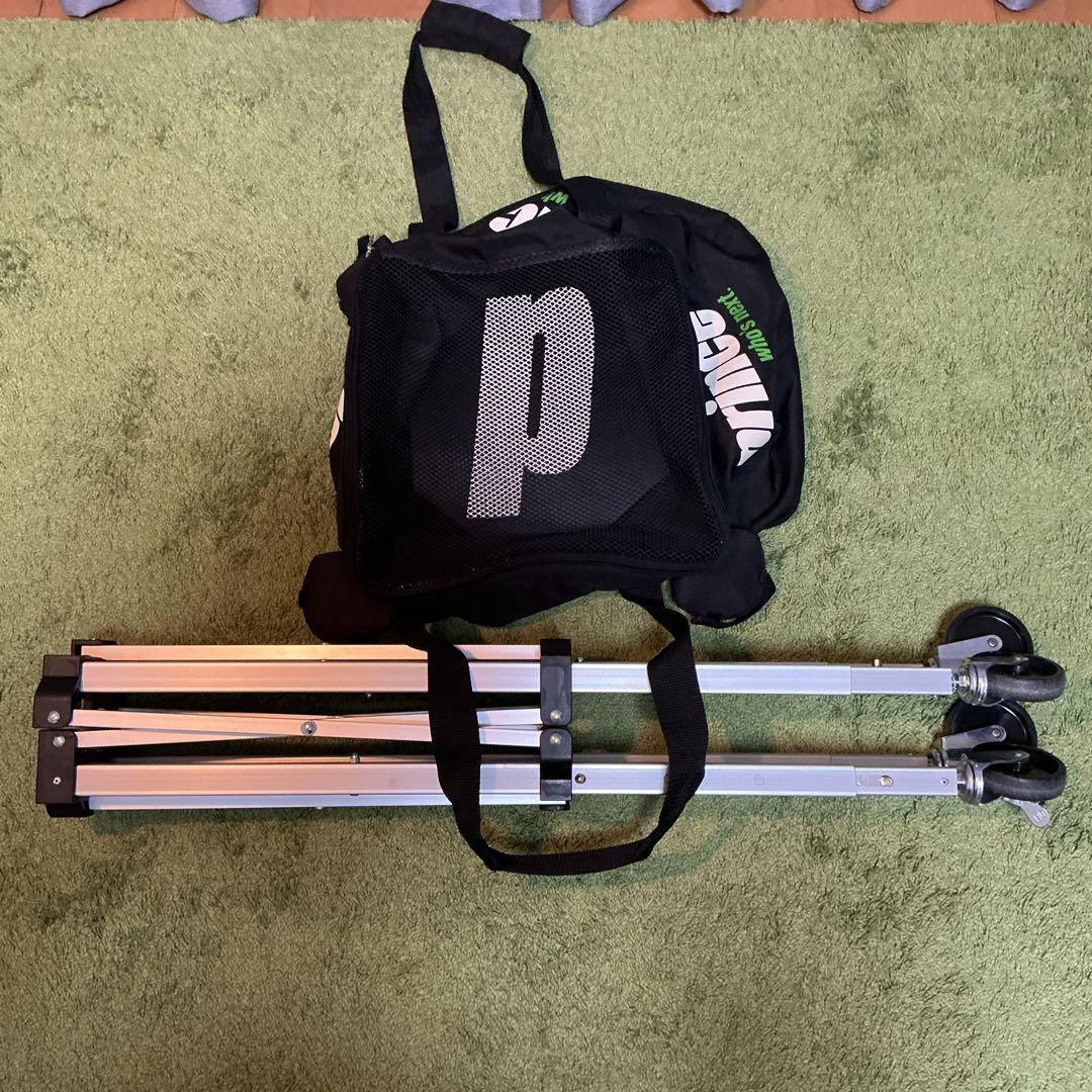 オススメ！Prince テニスボールカート 折りたたみ式 ケース付き