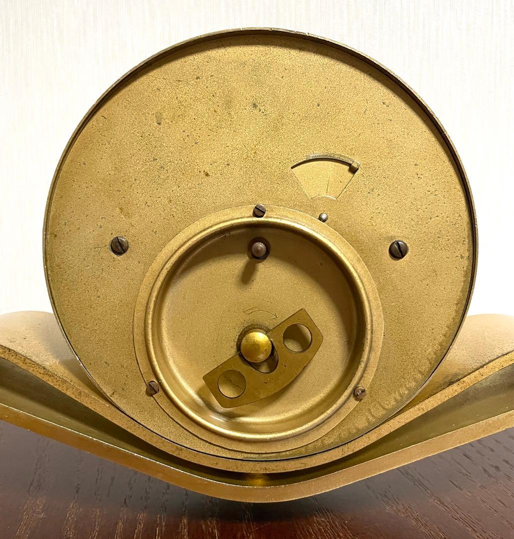 日本美術時計 Nマーク 置時計 ゼンマイ式 ヴィンテージ アンティーク 動作品