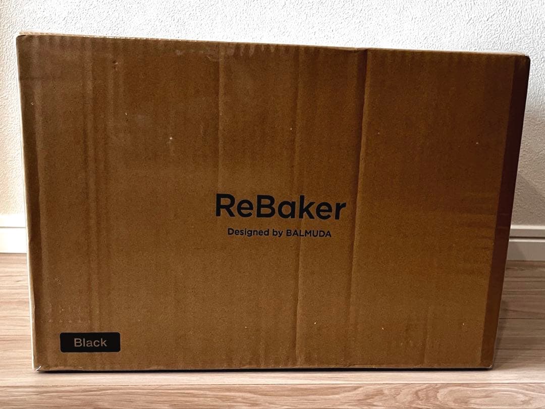 新品未開封 BALMUDA ReBaker リベイカー　KTT01JP-BK