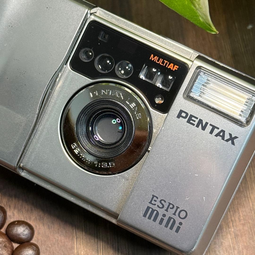 ✨取説付の美品✨PENTAX ESPIO mini 75周年 限定 シルバー