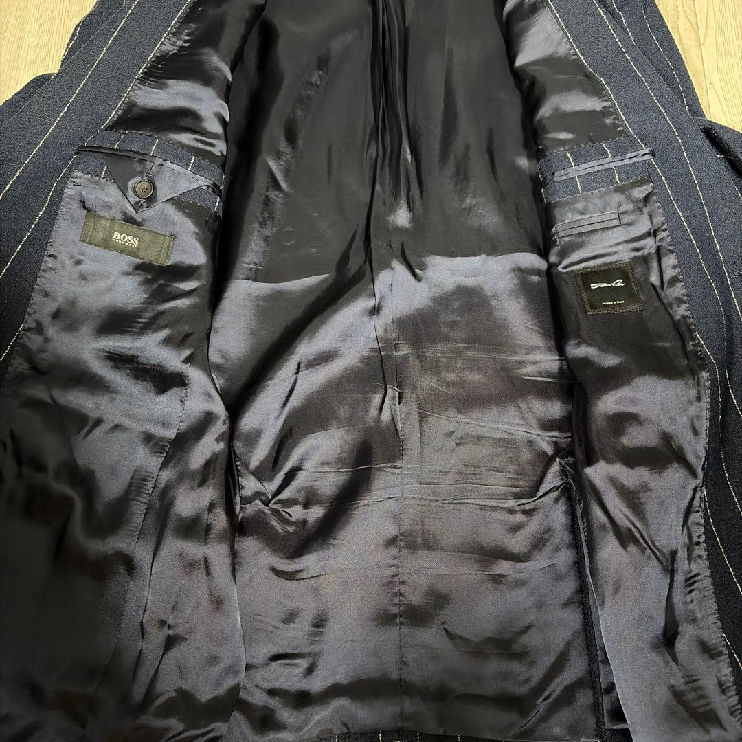 HUGO BOSS【ヒューゴ ボス】ストライプ柄 セットアップ パイル生地