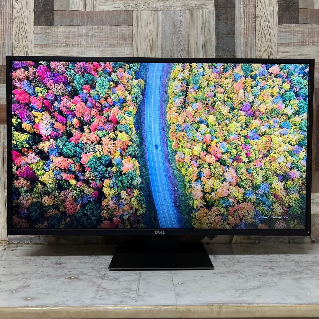 その受渡❣️全国送料込DELL4K43V型4画面同時表示 P4317Qスピーカー