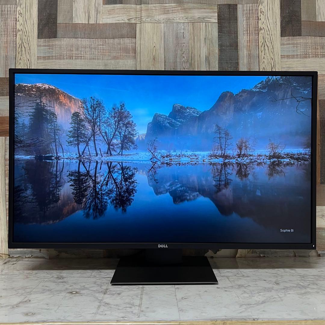 その受渡❣️全国送料込DELL4K43V型4画面同時表示 P4317Qスピーカー