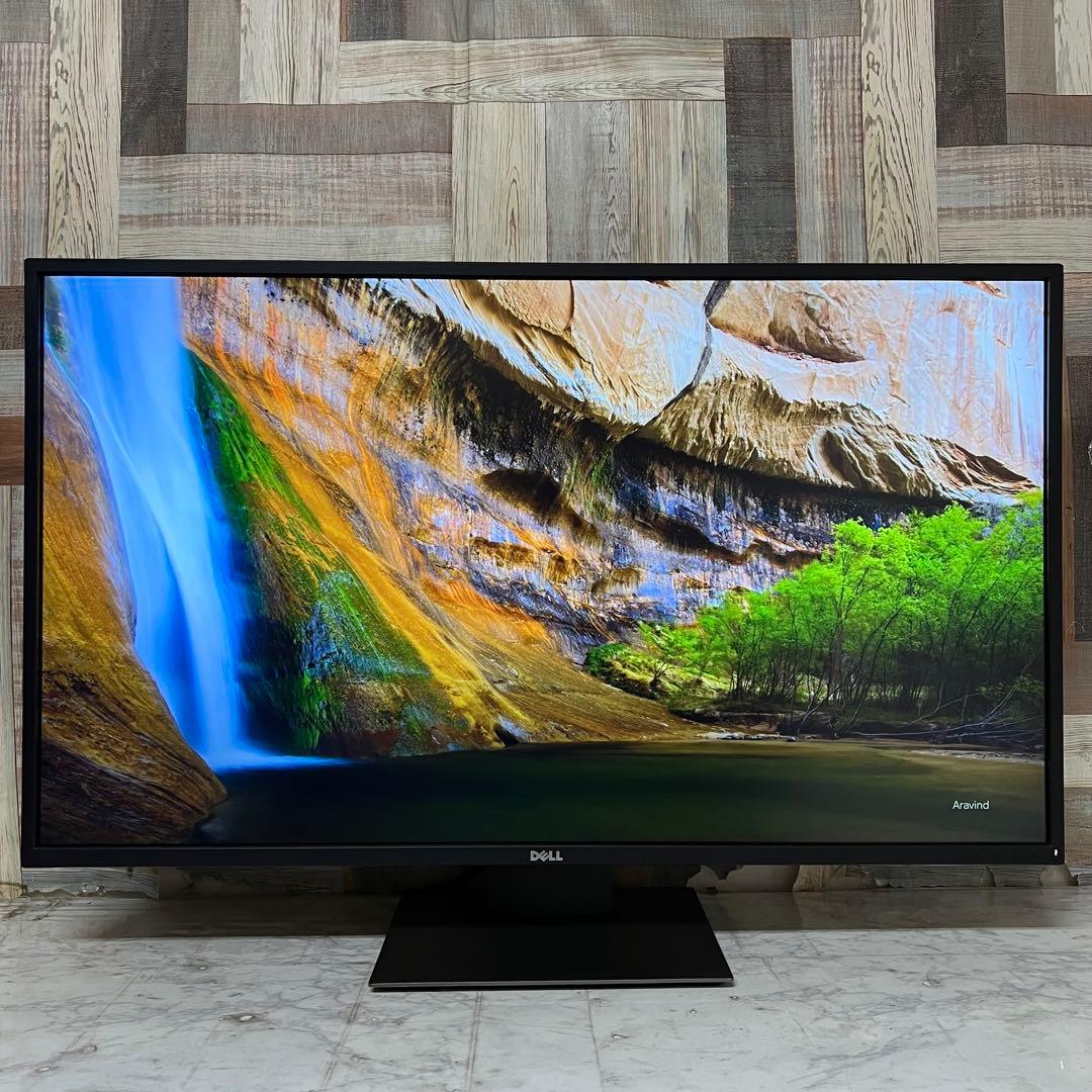 その受渡❣️全国送料込DELL4K43V型4画面同時表示 P4317Qスピーカー