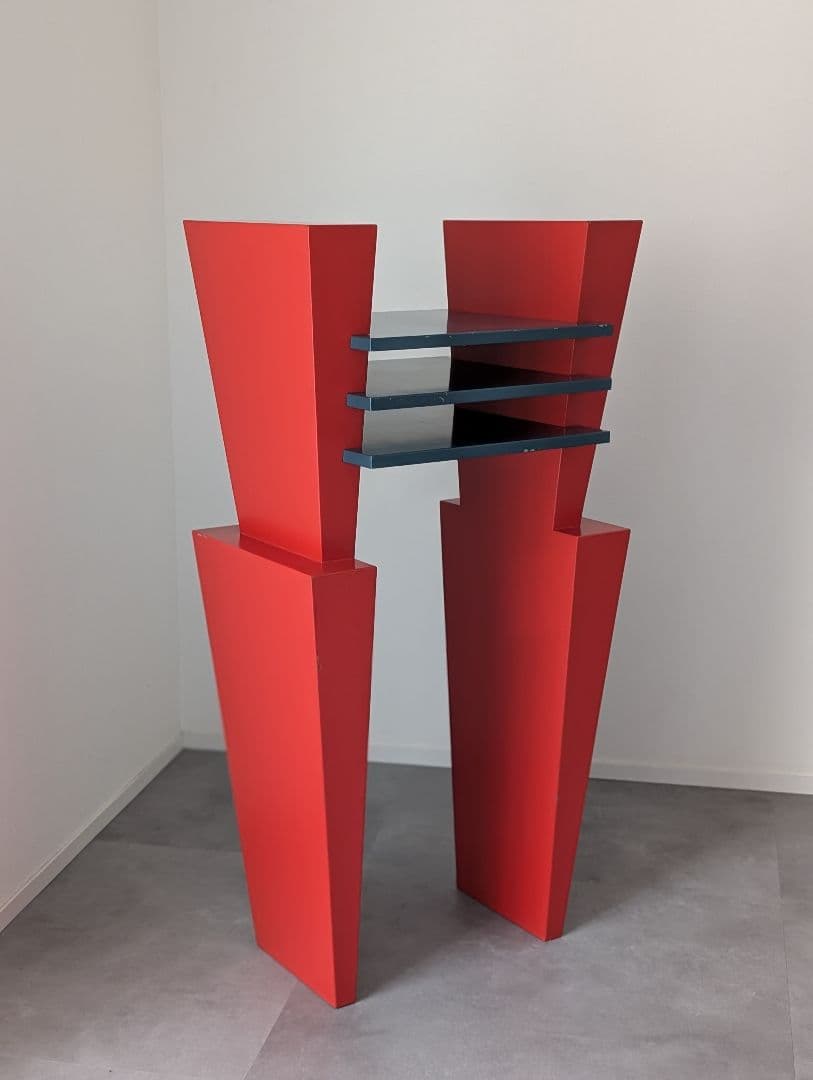 ポストモダン メンフィス シェルフ 花台 ディスプレイ台 ヴィンテージ