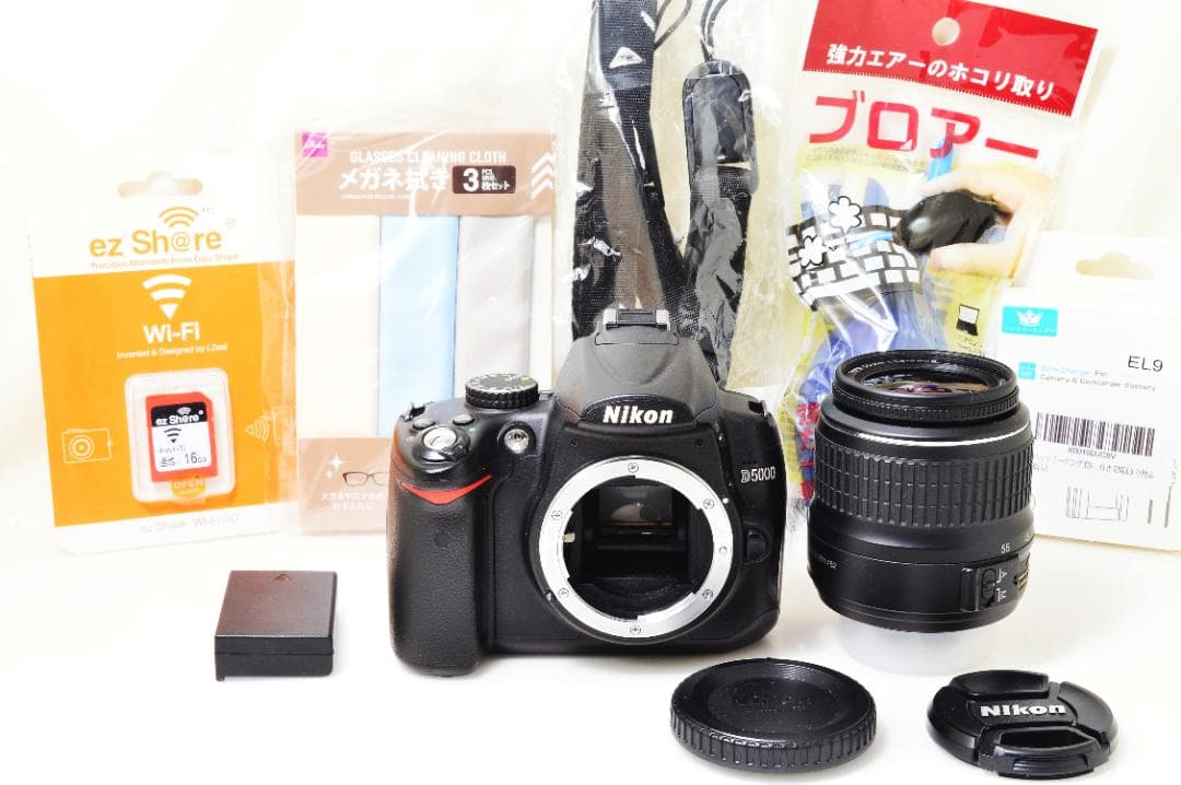 ニコン Nikon D5000♡動画撮影・自撮・スマホ転送可♡手振れ補正付レンズ
