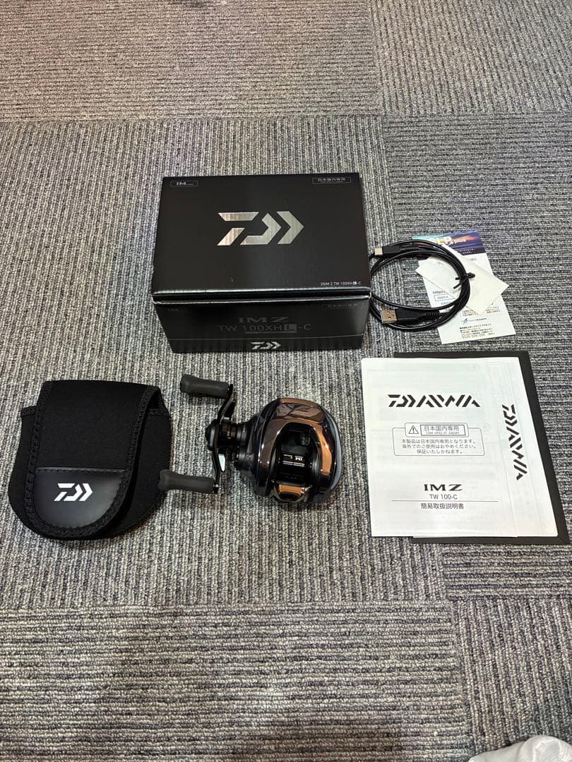 使用３時間　超美品　25 IMZ TW 100XHL-C 左ダイワ値下げ不可。