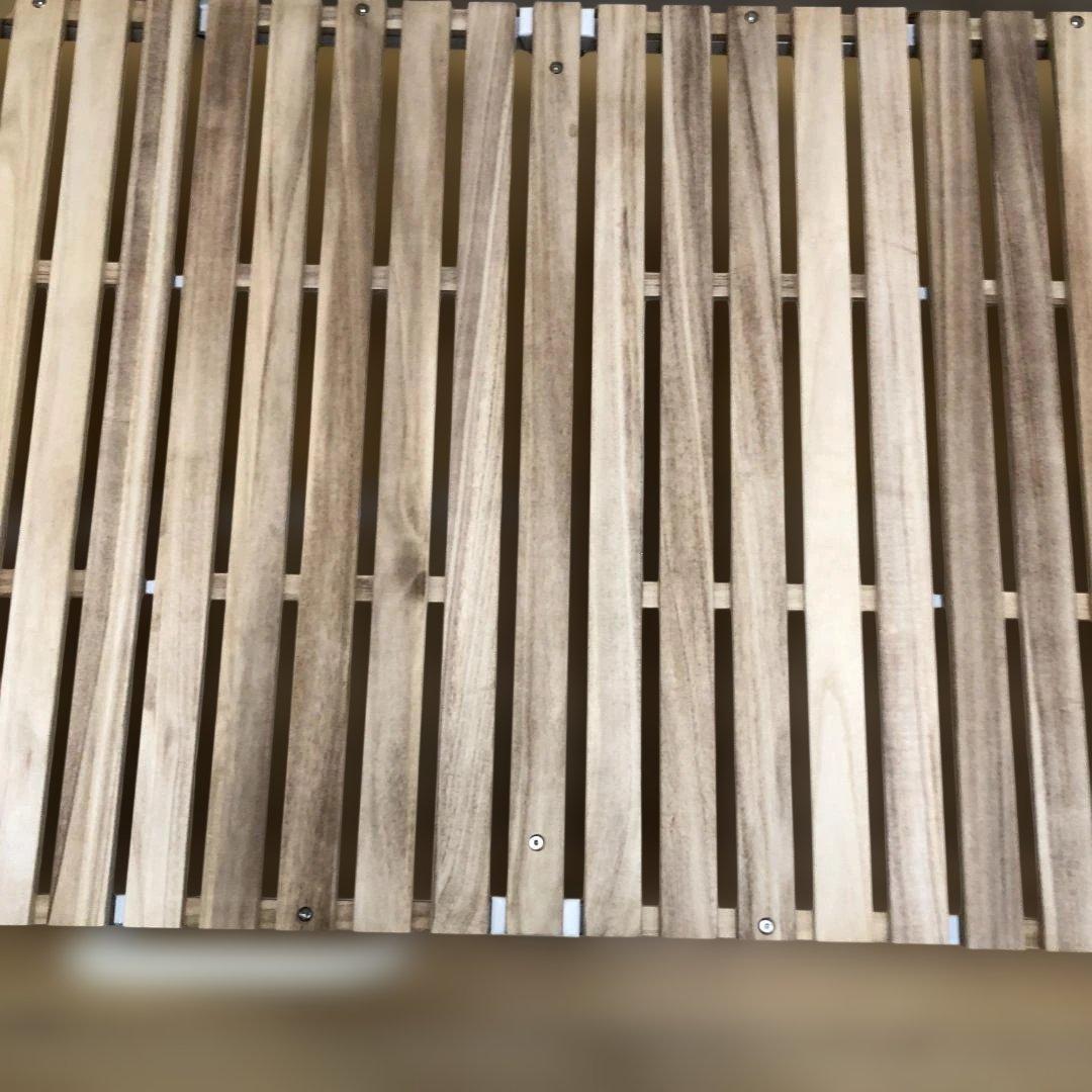 折りたたみ すのこベッド シングル スチールフレーム 112952-5-002