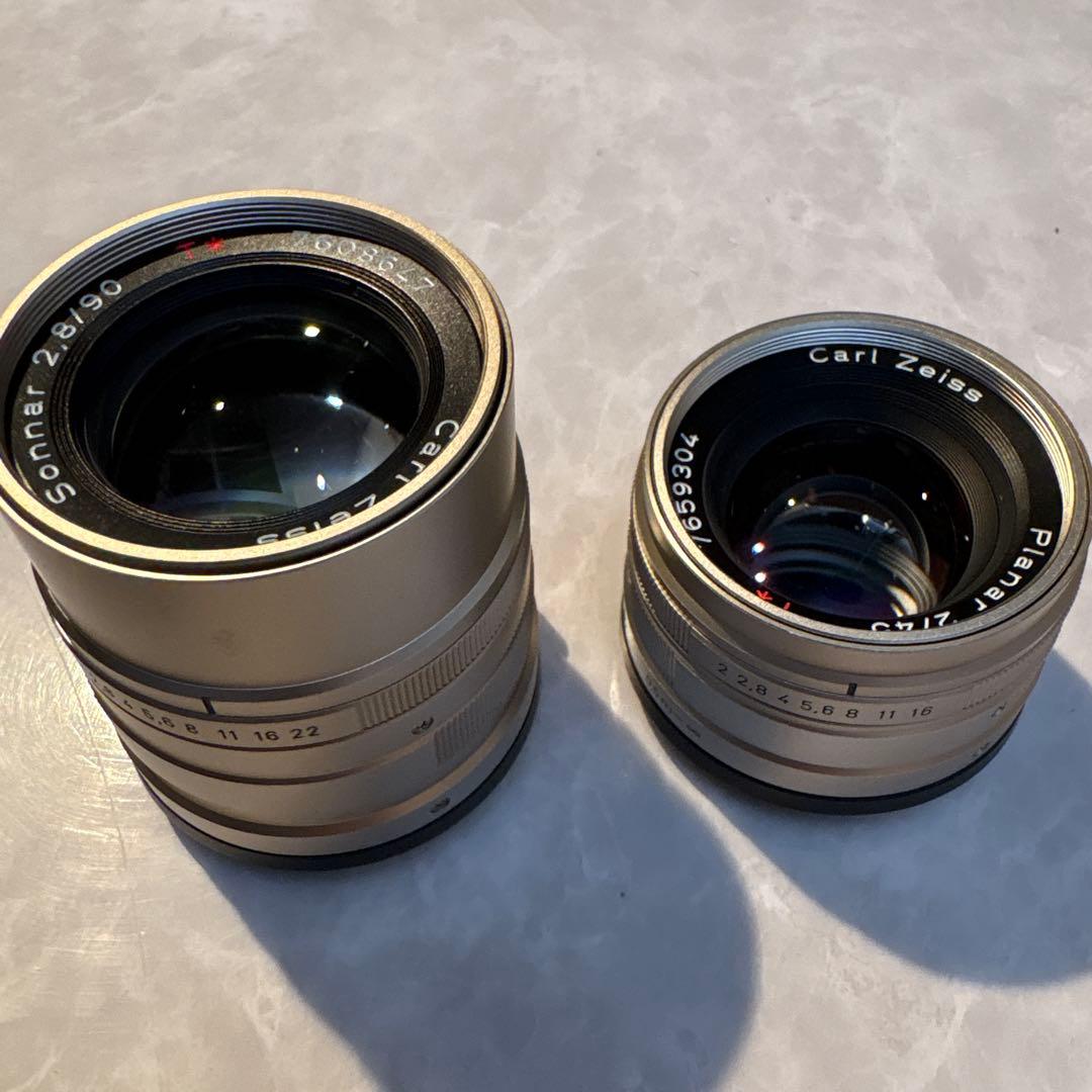 フィルムカメラ CONTAX G1 Planar 45mm F2 Sonnar 90mm