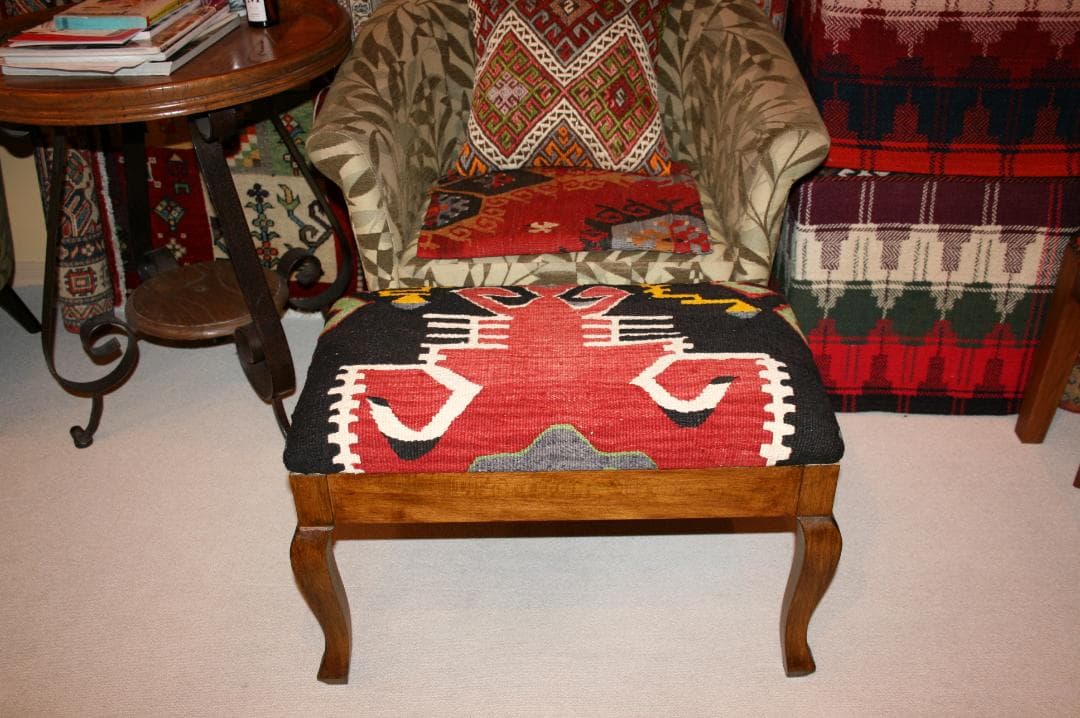 キリムスツールオットマンチェアotc190