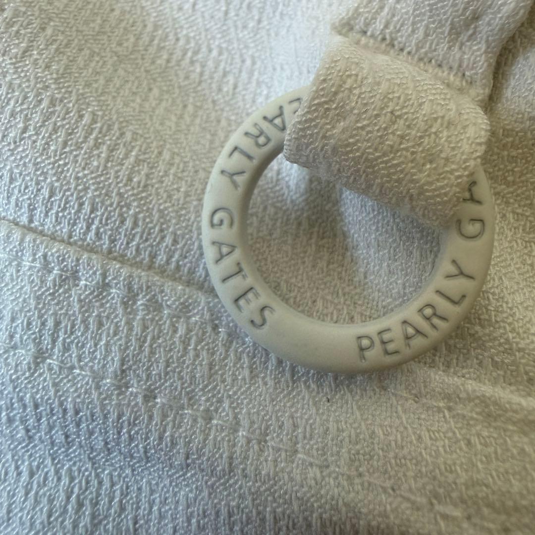 現行モデル　パーリーゲイツ　パンツ　白　M〜L相当 コットン素材　ホワイト　4