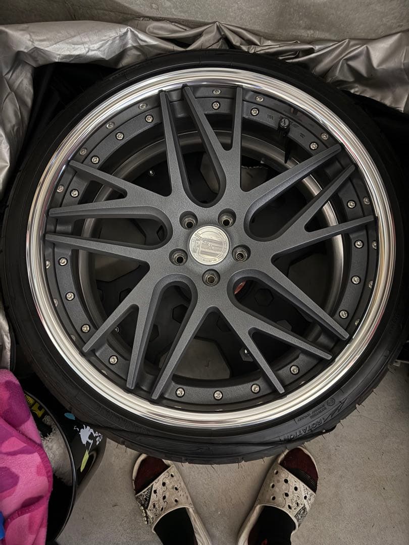 こっこ　21インチ ワークcvx フルリバースリム　カスタムディスク