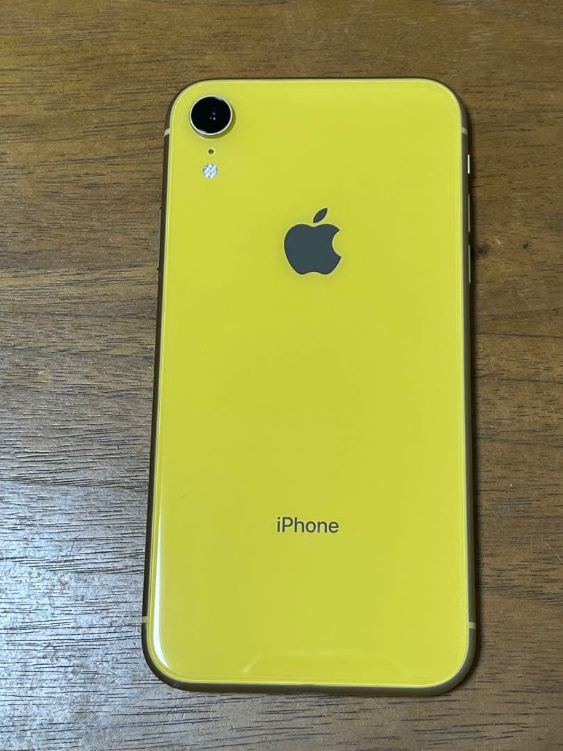 【値下げ】iPhone XR 64GB イエロー SIMフリー バッテリー83%