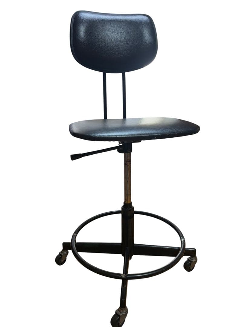 昭和レトロ×インダストリアル　武藤工業 製図用チェア／デスクチェア／ヴィンテージ
