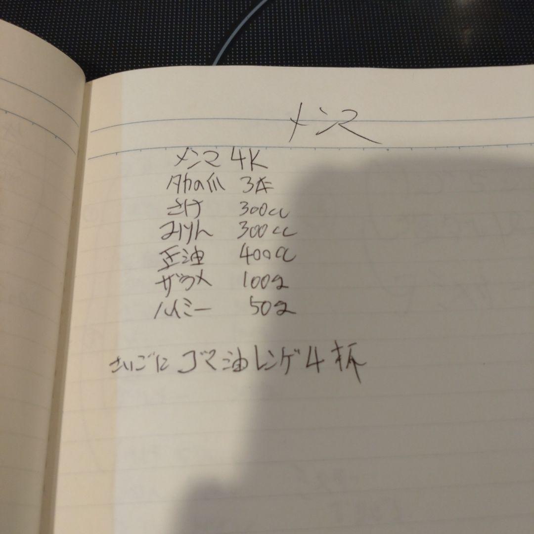 命のラーメン屋に置ける全レシピ