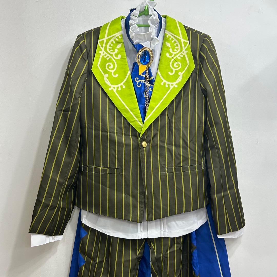 【フルセット＊コスオンセン製】あんスタ 青葉つむぎ コスプレ 衣装 ウィッグ