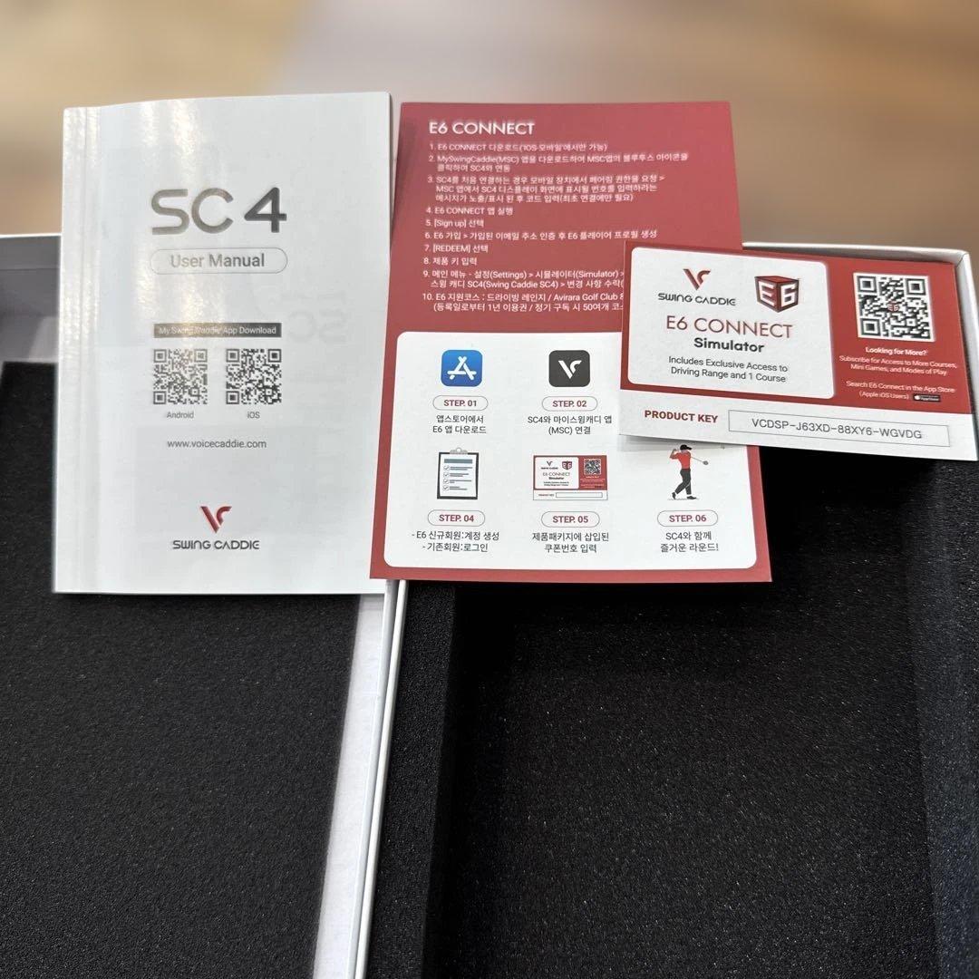 【美品】SWING CADDIE SC4 ゴルフ用弾道測定器