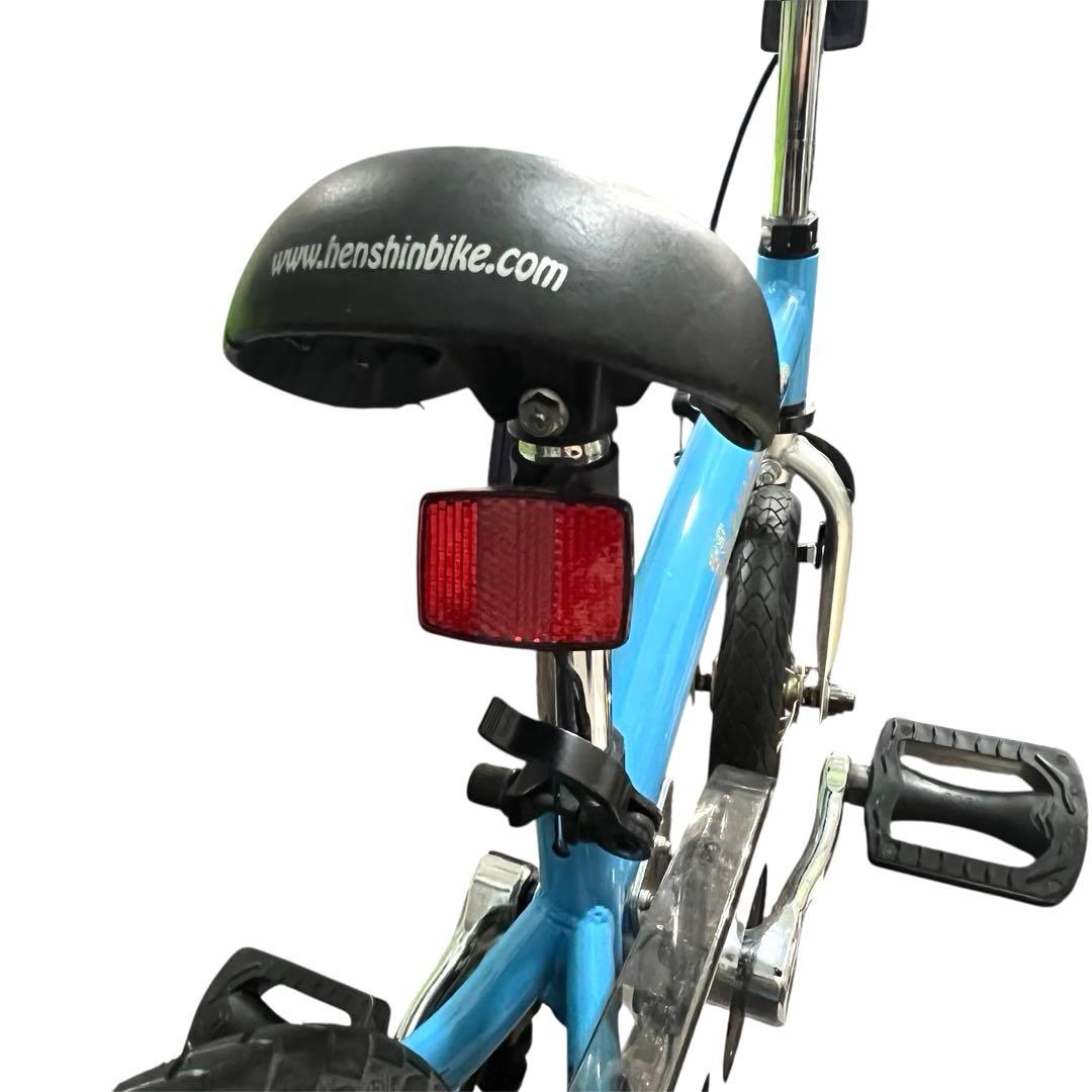 美品☆へんしんバイク2 12インチ　パステルブルー