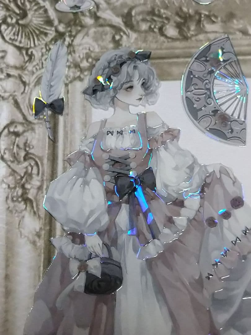 ✩再販✩J669＃清冷月光(贝壳光)切り売り海外人物マステ女の子