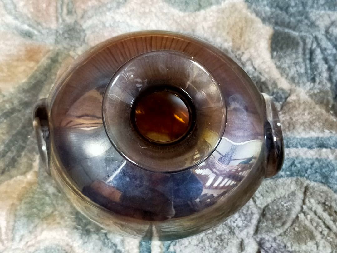 ♥銀化♥　ガラス　♥　花瓶　♥　花器　一輪挿し　骨董　古玩