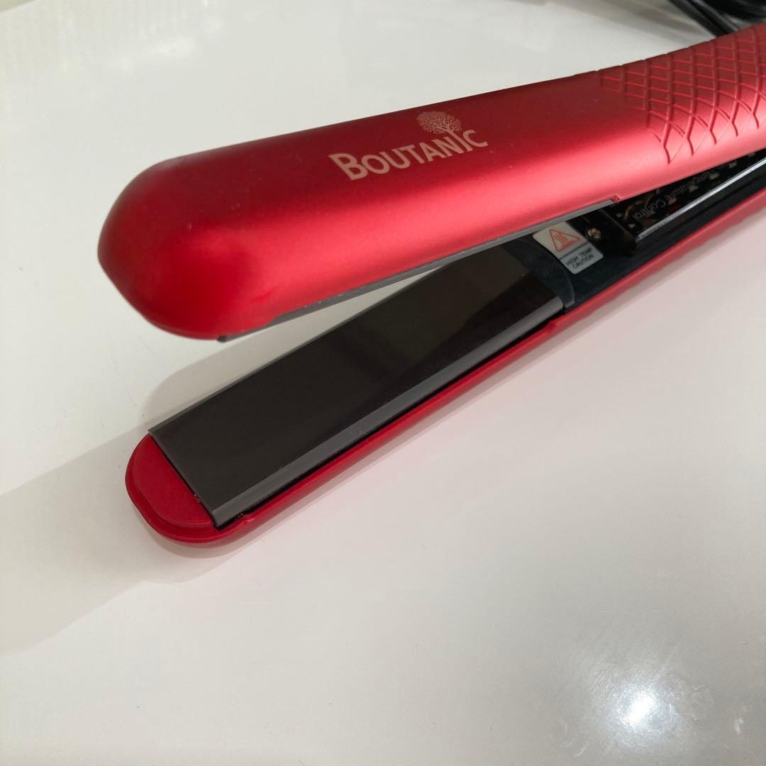 ★BOUTANIC ボタニック　ヘアアイロン （赤、レッド）★