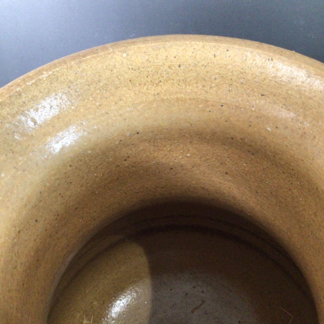 Ｓ１２６　水指　『芸州焼』『西本瑛泉造』『耳付水指』　共箱　茶道具