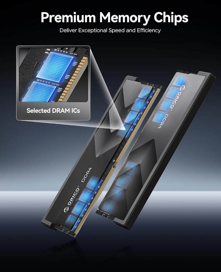 ORICO Raceline Racer DDR4メモリ (8GB×2枚組)