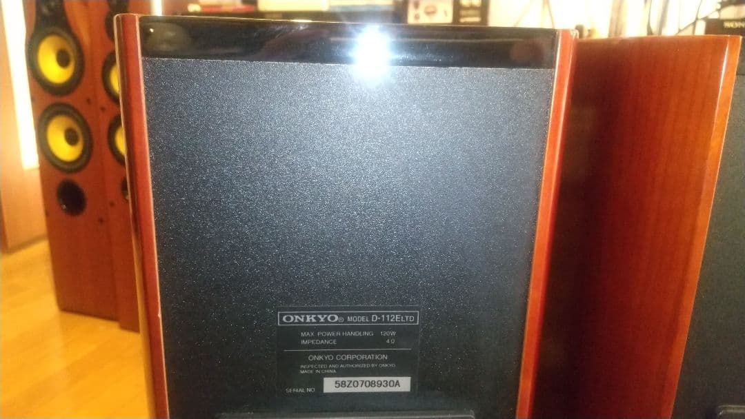 ONKYO スピーカーシステム D-112E リミテッドモデル メンテ済み 禁煙