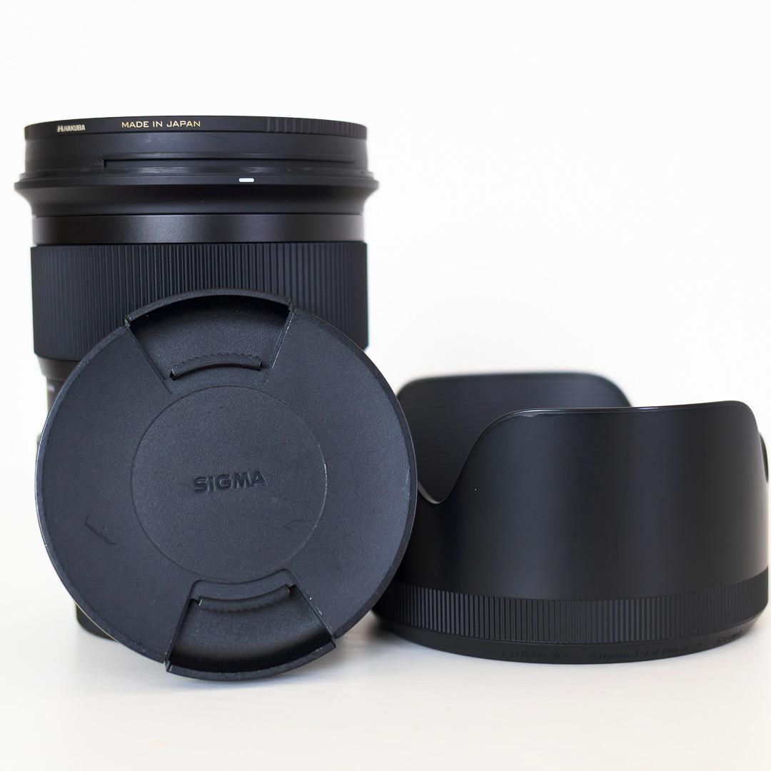 Sigma 50mm F1.4 DG HSM Canon用 保護フィルター付
