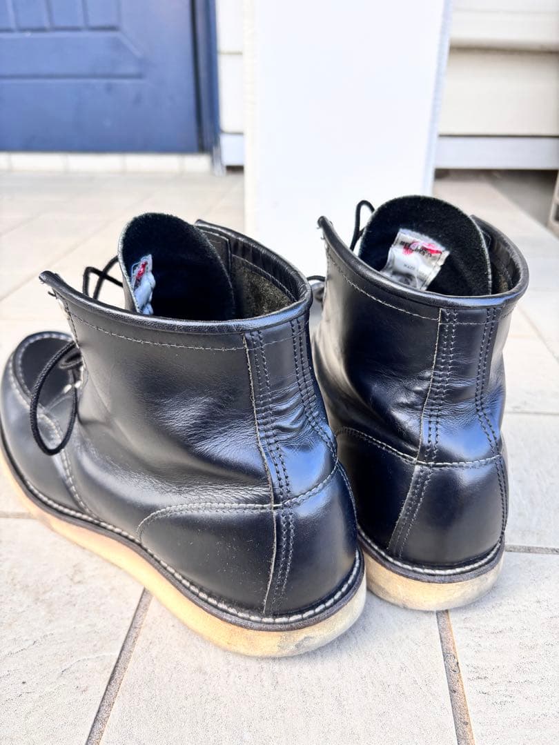 RED WING 8179 黒セッター ワークブーツ ブラッククローム
