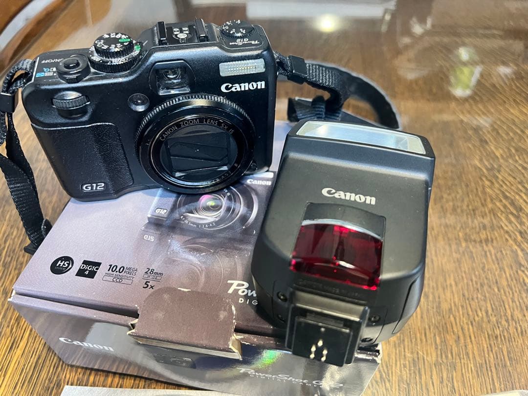 Canon PowerShot G12 外付けフラッシュ付属