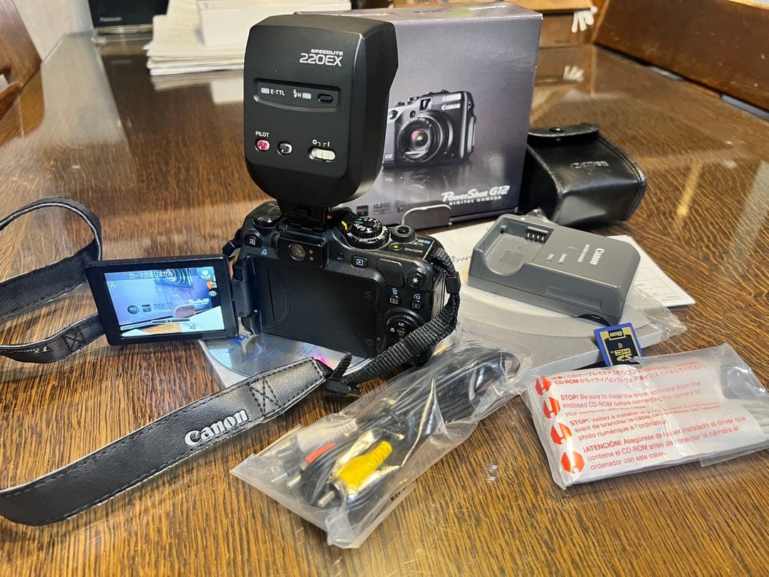 Canon PowerShot G12 外付けフラッシュ付属