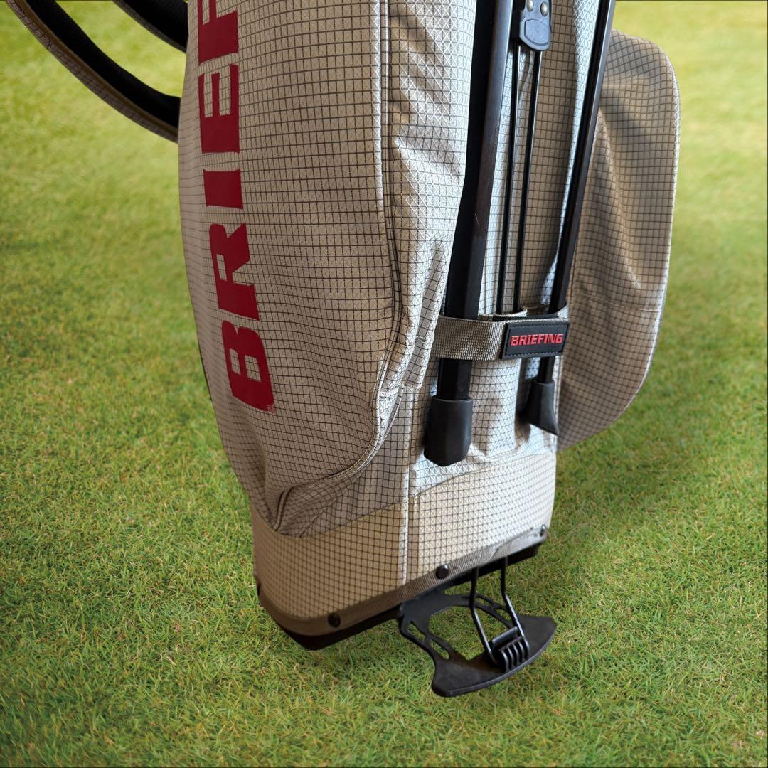 ブリーフィング　キャディバッグ　CR-7 ショルダー　スタンド式　軽量　グレー