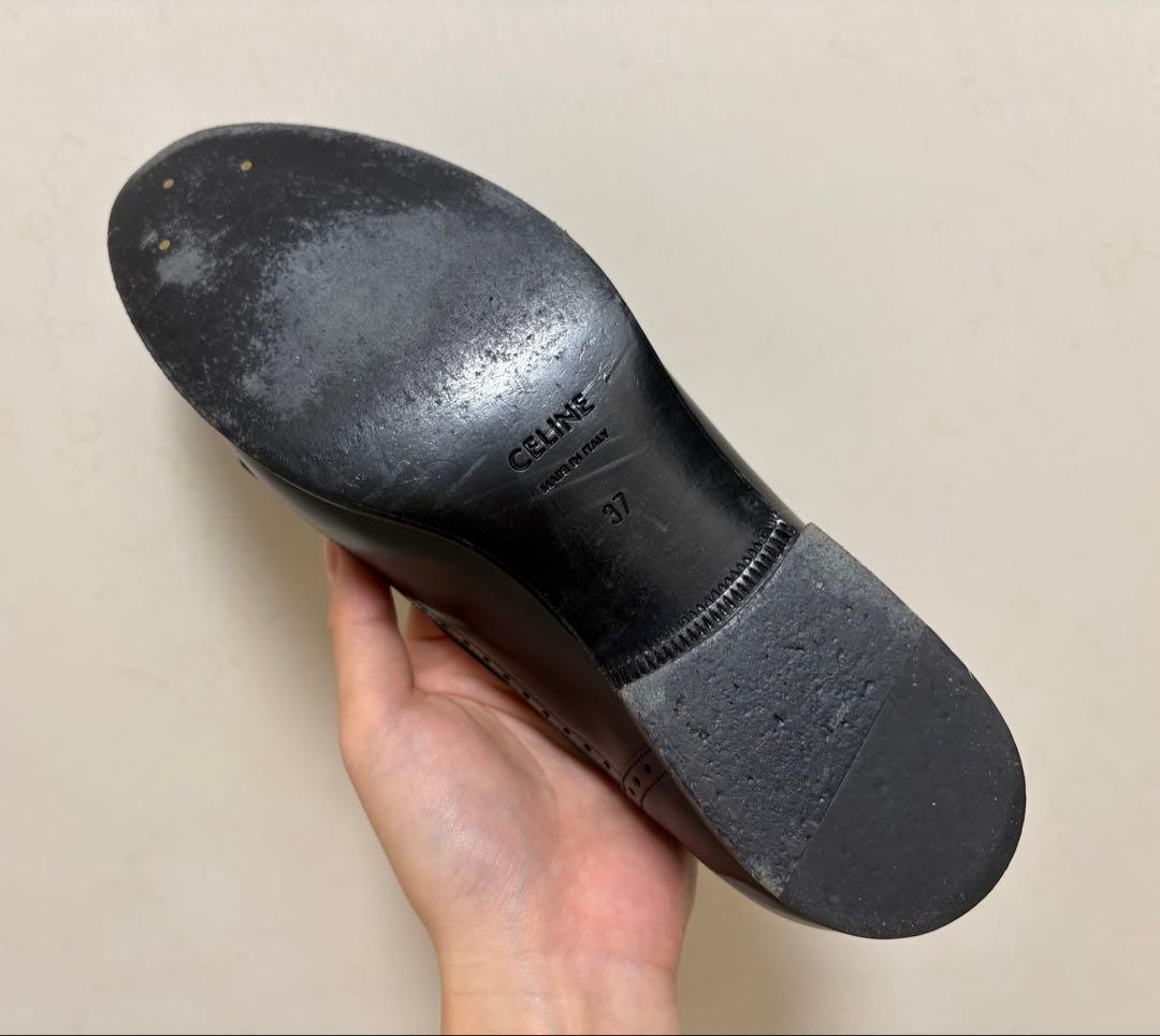 値下げ【CELINE】アビンドン タッセルローファー ブラック　セリーヌ 37