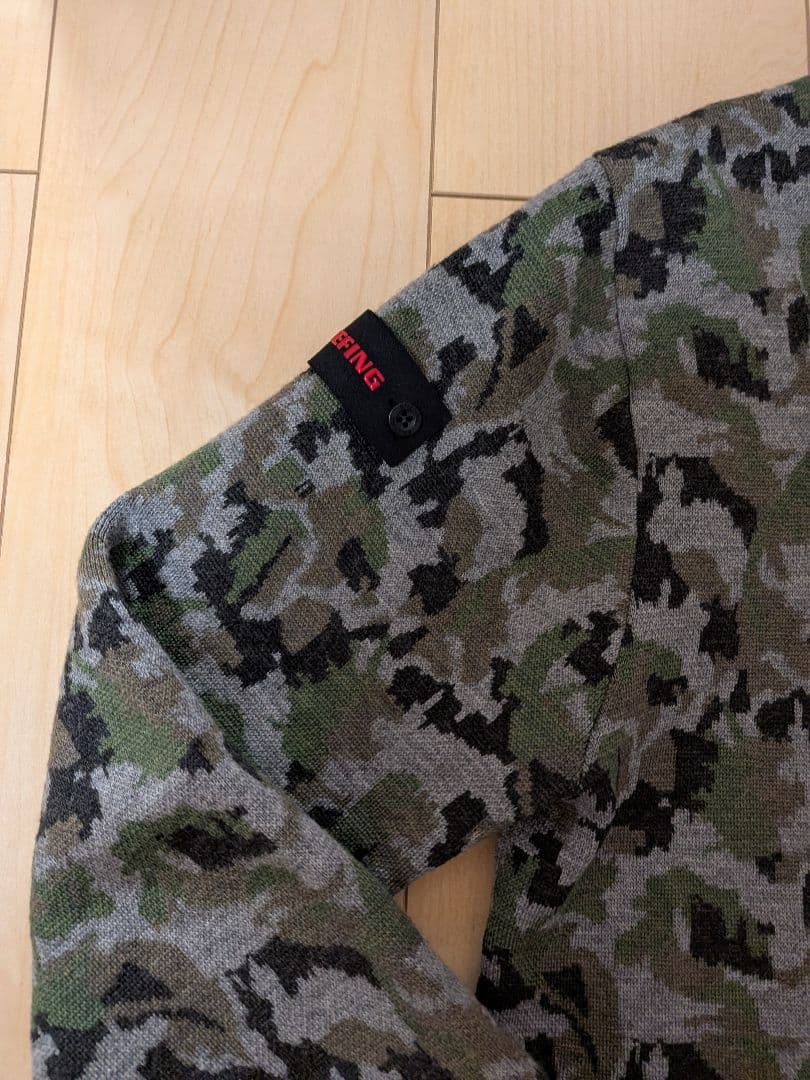 B*C様 ブリーフィング 迷彩柄セーター Mサイズ 肩タグ付き
