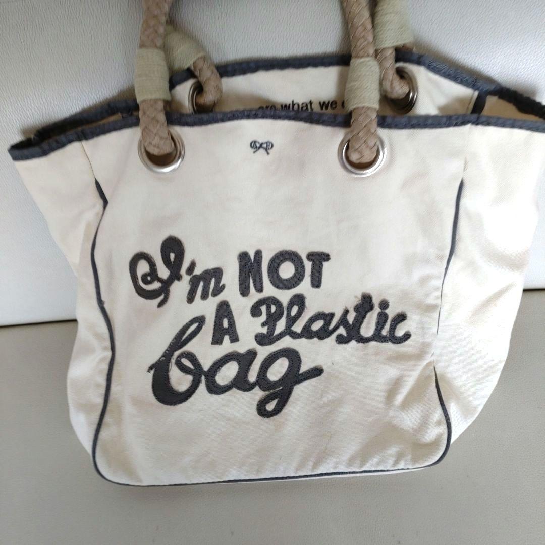 [値下げ]　アニヤ・ハインドマーチ　エコバッグ　グレー