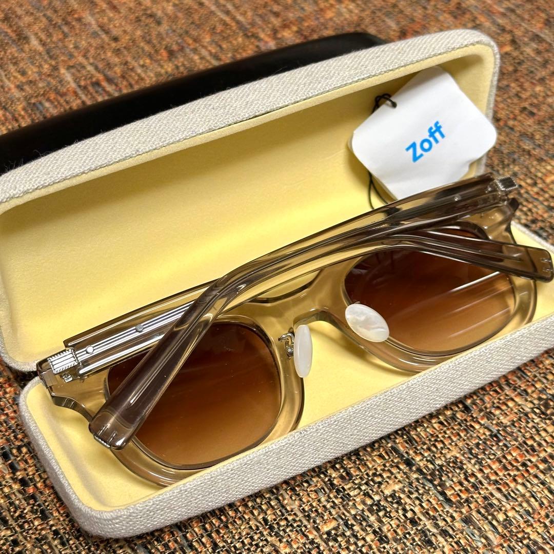 Zoff｜UNITED ARROWS DERSS UP サングラス ベージュ