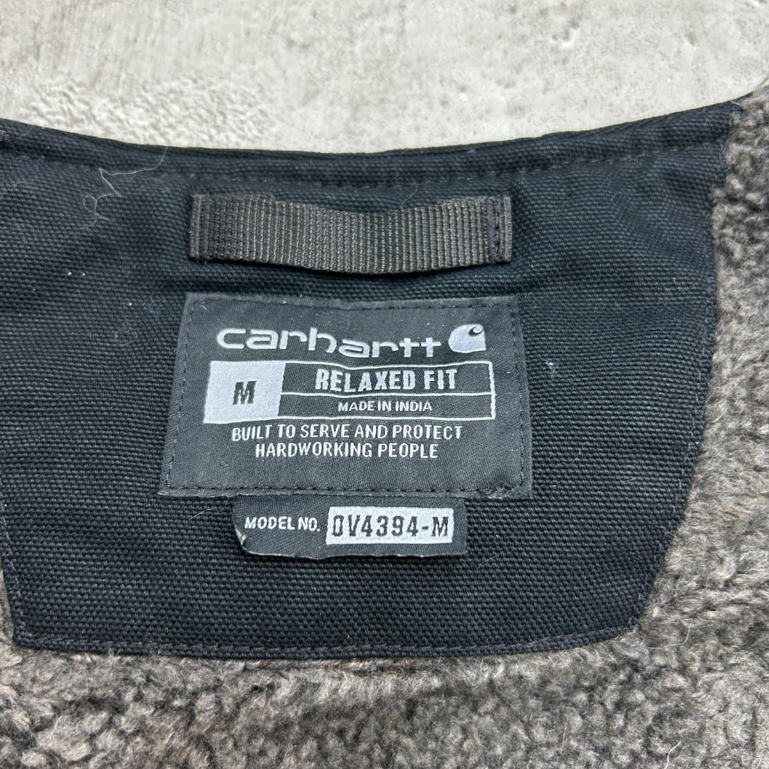 り*ぃ様 Carhartt　カーハート　ダックベスト　ボアベスト　古着　ブラック