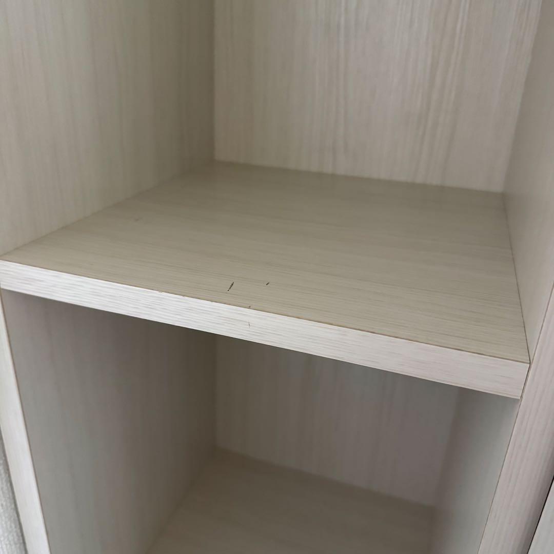 家財便&送料込　NITORI　スライド開閉式本棚　ニトリ