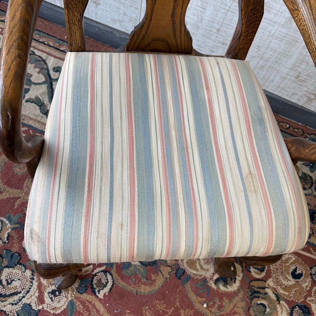 USA製 オリバーアメリカ レッドオーク材 ベントウッドチェアー アームチェア