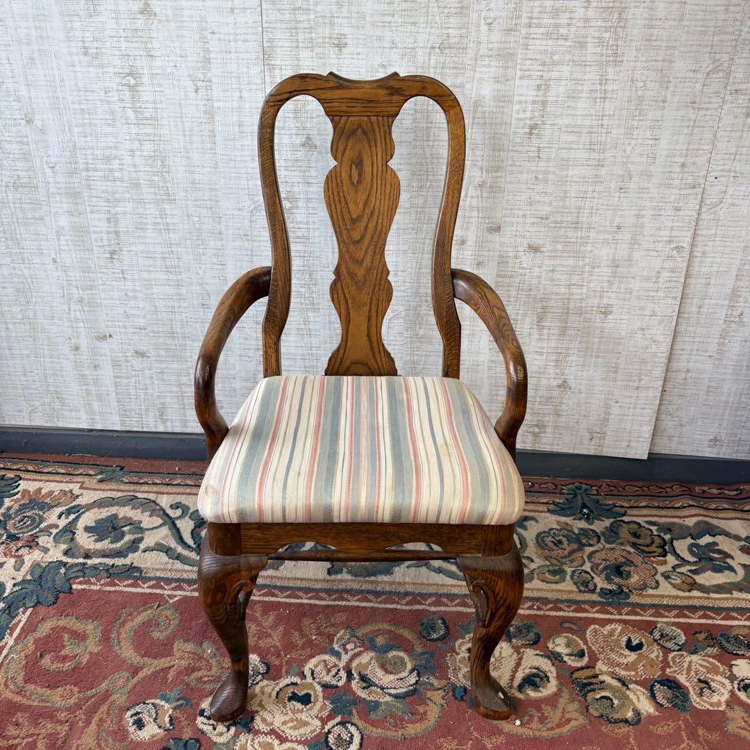 USA製 オリバーアメリカ レッドオーク材 ベントウッドチェアー アームチェア