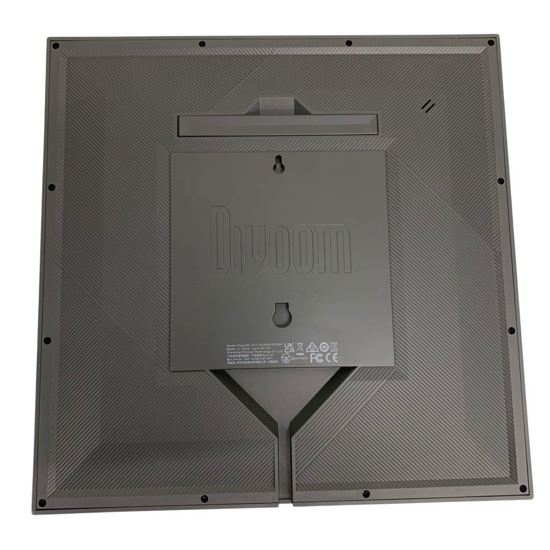 【訳アリ品】Divoom Pixoo 64 多機能ピクセル時計 置き時計 時計
