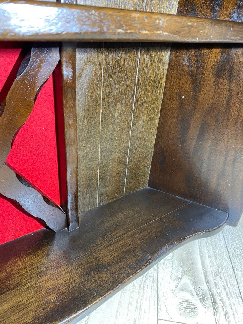 ✨超希少✨　オールドカリモク　ヴィンテージ酒棚　吊り棚　バーカウンター