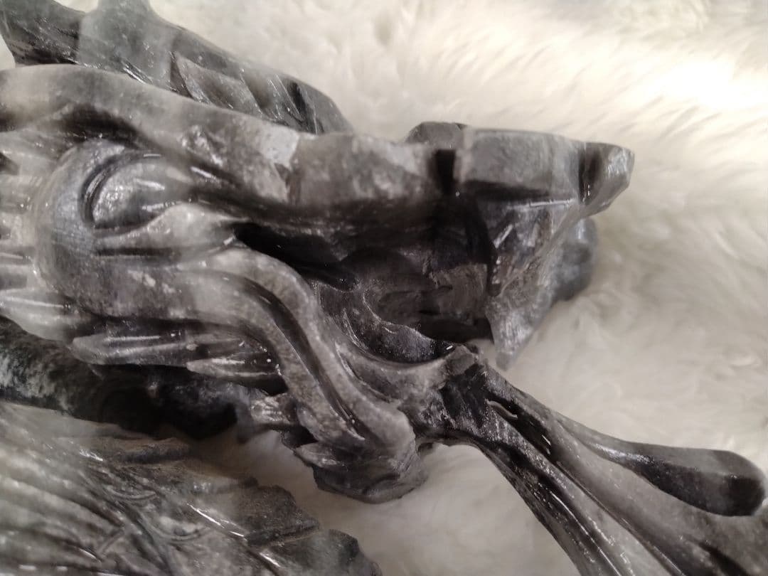 大理石ドラゴンの彫刻置物