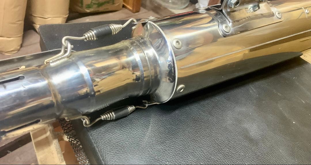 ホンダGB350用 モリワキ（MORIWAKI）スリップオンショートメガホン