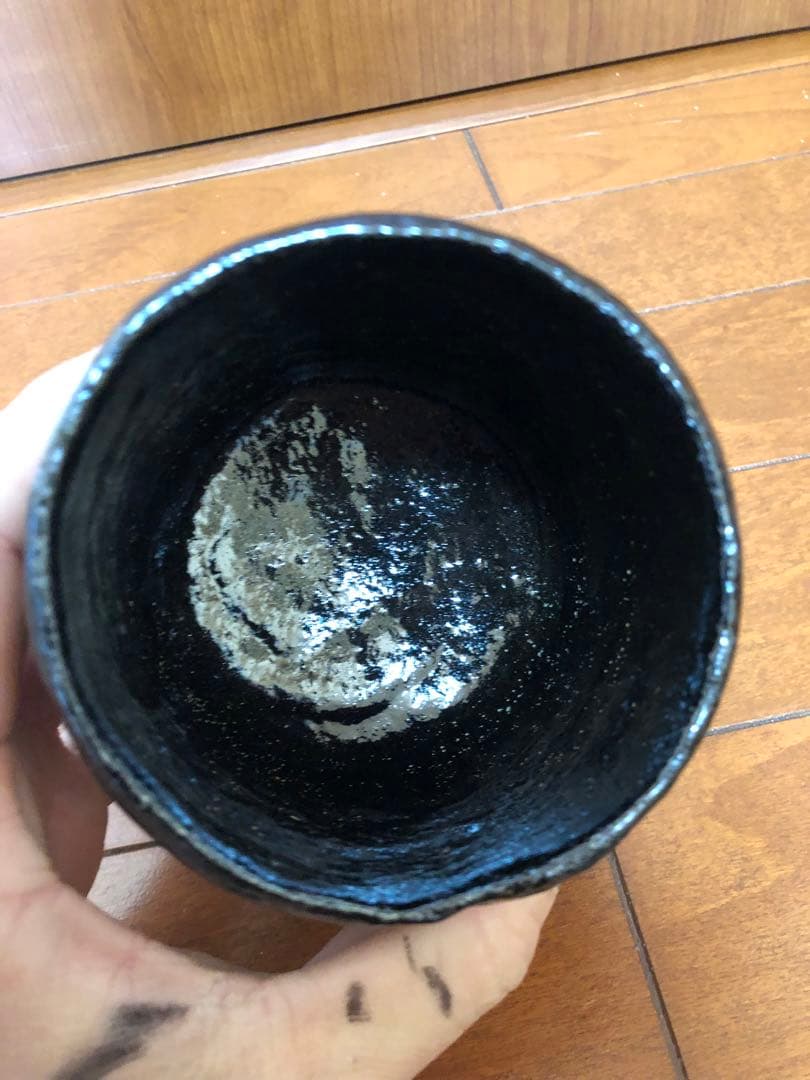 大樋長左衛門　筒茶碗