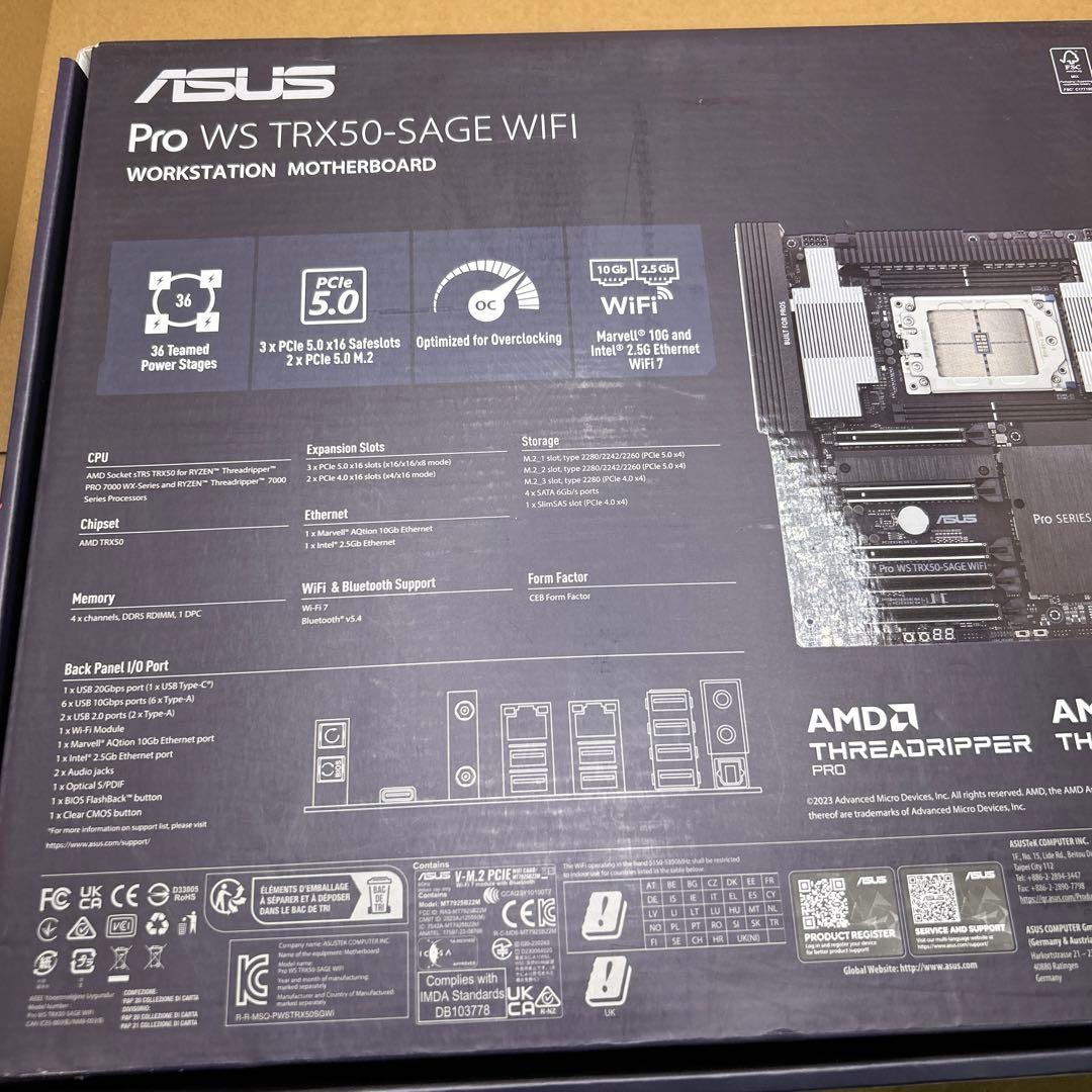 ASUS Pro WS TRX50-SAGE WIFI AMD 2025年製