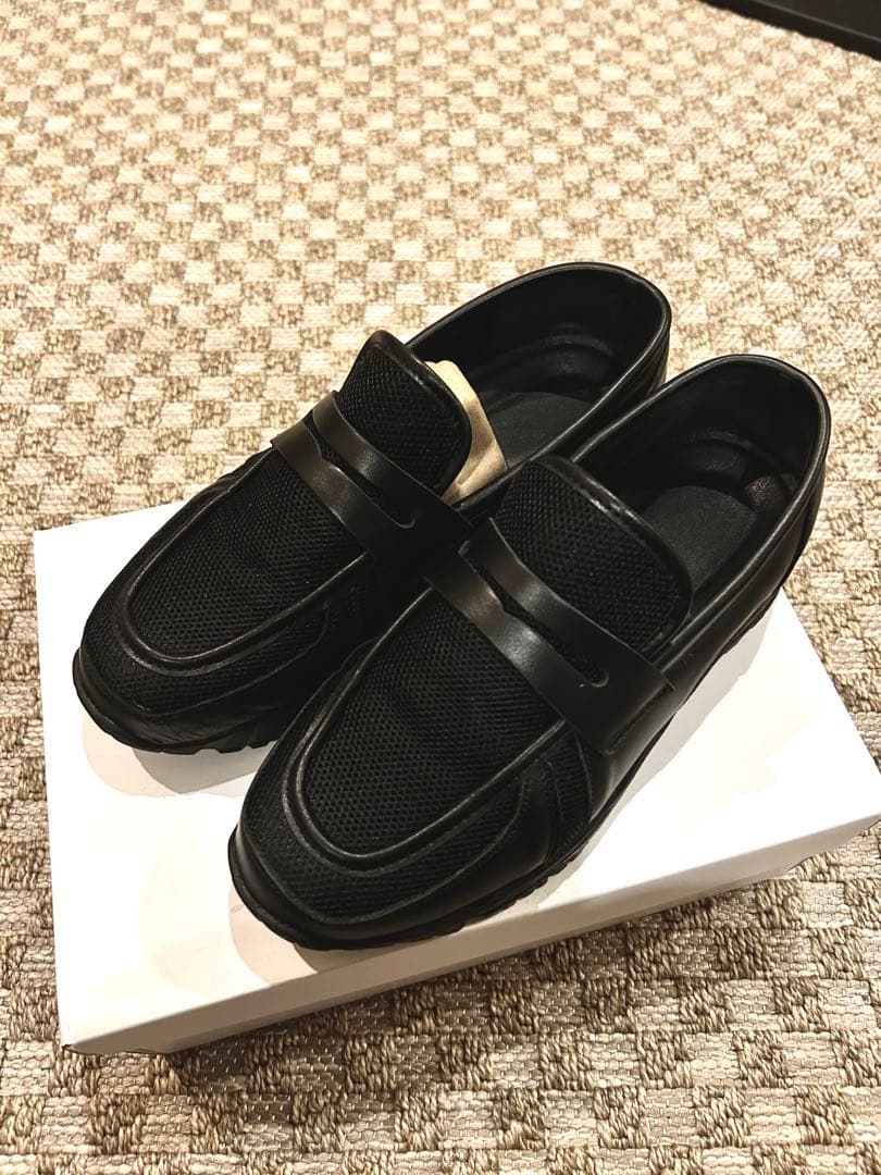 福*石様 OPENING ACT VIBRAMソール レザーローファースニーカー