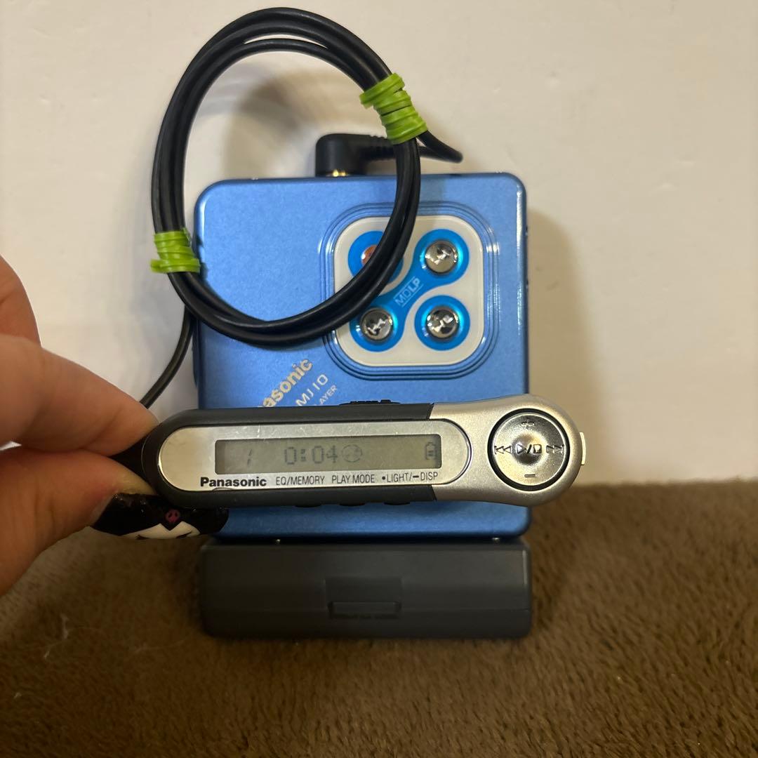 【美品】Panasonic MDプレーヤー SJ-MJ10